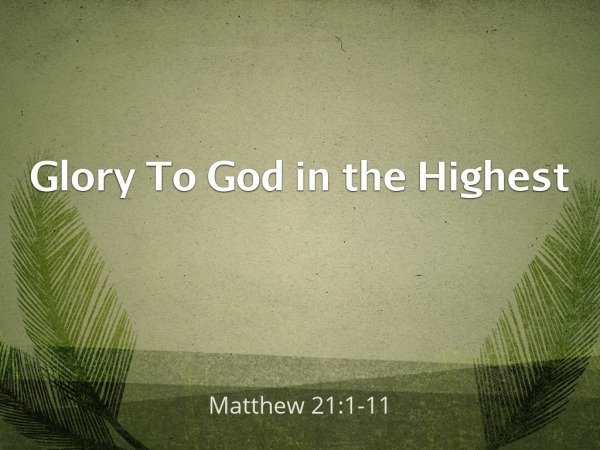 Glory To God in the Highest - Logos Sermons