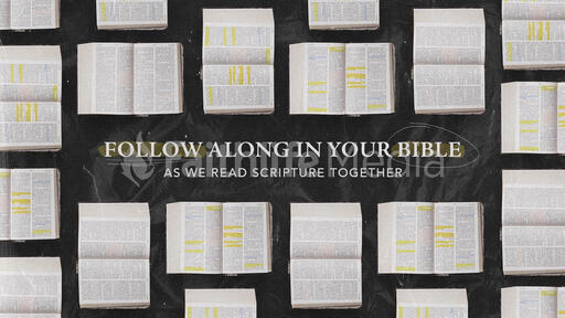 Follow Along In Your Bible