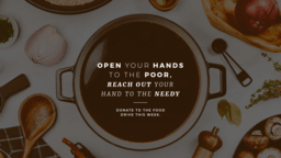 Open Your Hand to the Poor, Reach Out Your Hand to the Needy  PowerPoint image 1