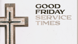 Good Friday Service Times  PowerPoint image 5