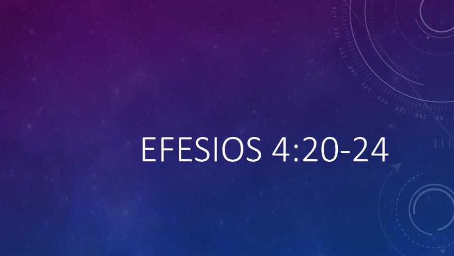 efesios 4 20