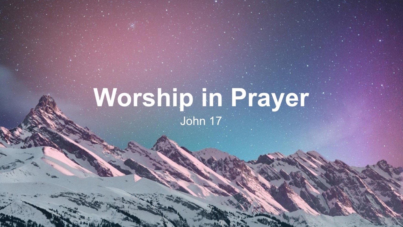 Worship in Prayer - Faithlife Sermons