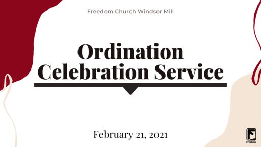 Ordination Celebration Service