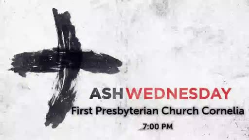 Ash Wednesday Service 2.17.21