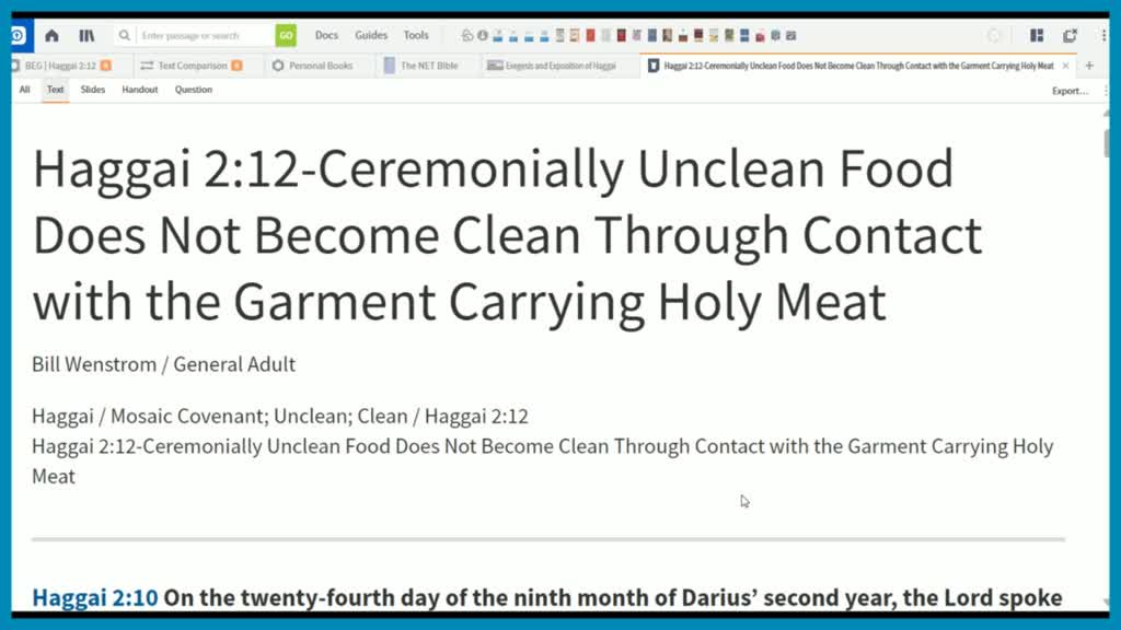 haggai-2-12-ceremonially-unclean-food-does-not-become-clean-through