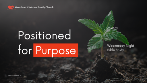 Positioned For Purpose