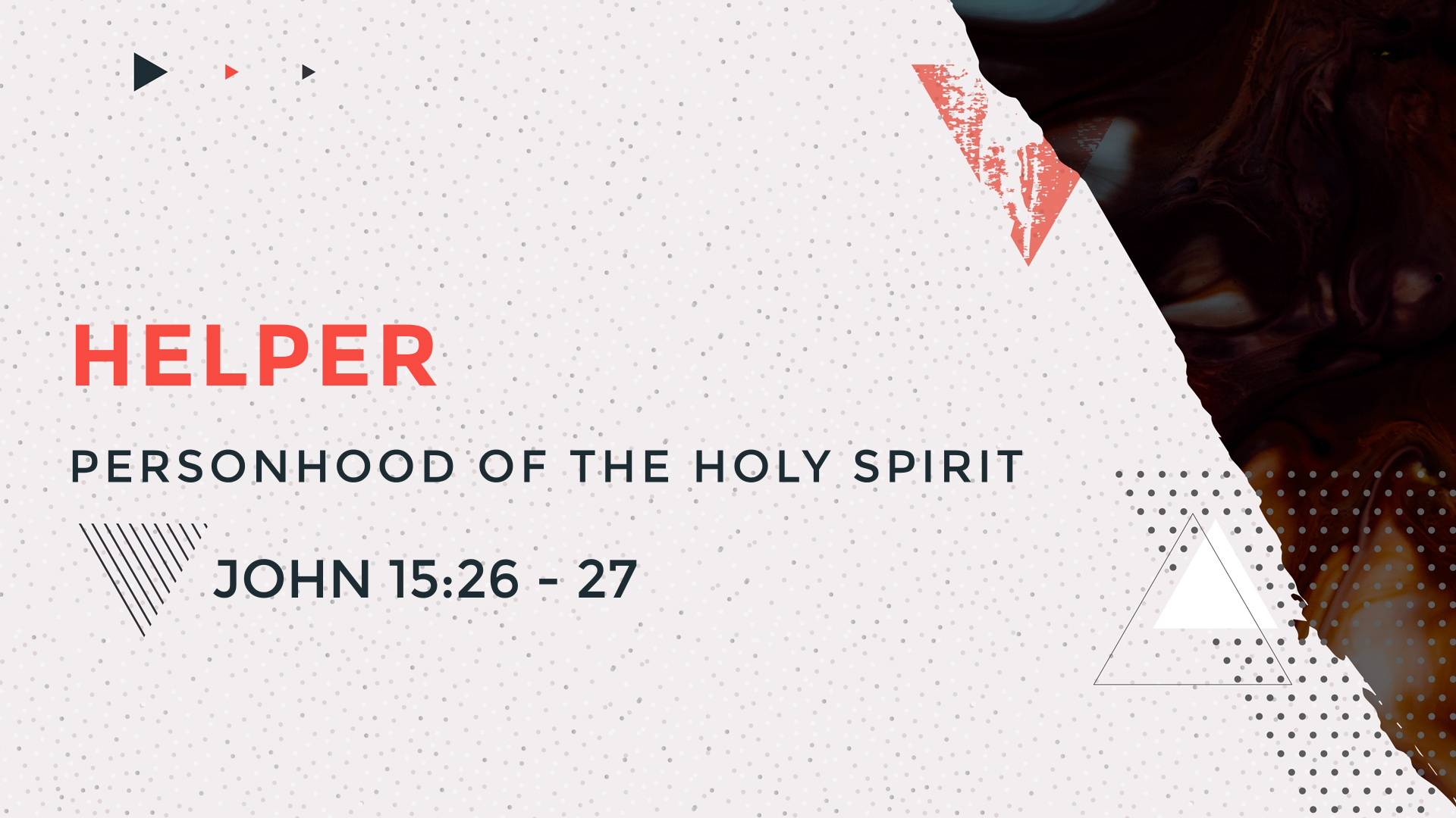 Helper - Personhood of the Holy Spirit - Logos Sermons