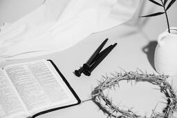 Crown of Thorns, Nails and Bible  image 5