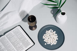Communion Elements on a Table  image 2