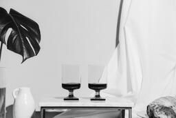 Two Glasses of Communion Wine with Bread  image 3