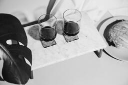 Two Glasses of Communion Wine with Bread  image 14