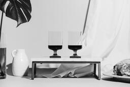 Two Glasses of Communion Wine with Bread  image 12