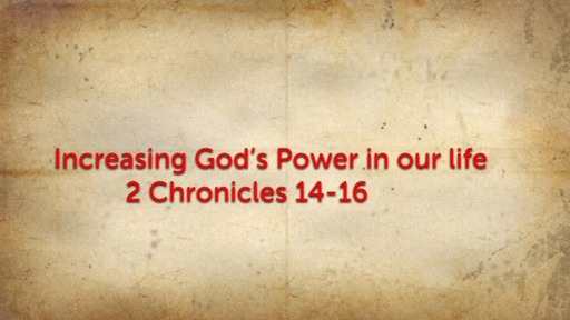 Increasing God's Power in your Life