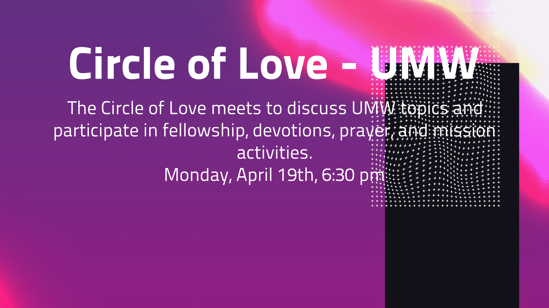 Circle of Love - UMW