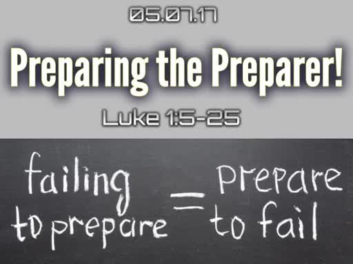 Failing to prepare = preparing to fail 