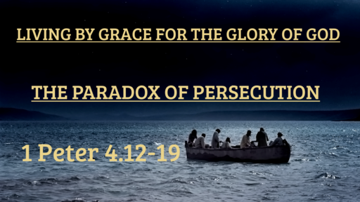 March 14, 2021  THE PARADOX OF PERSECUTION