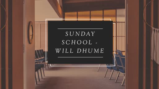 Sunday School - 1 Timothy 6:14 Sunday School - 1 Timothy 6:14