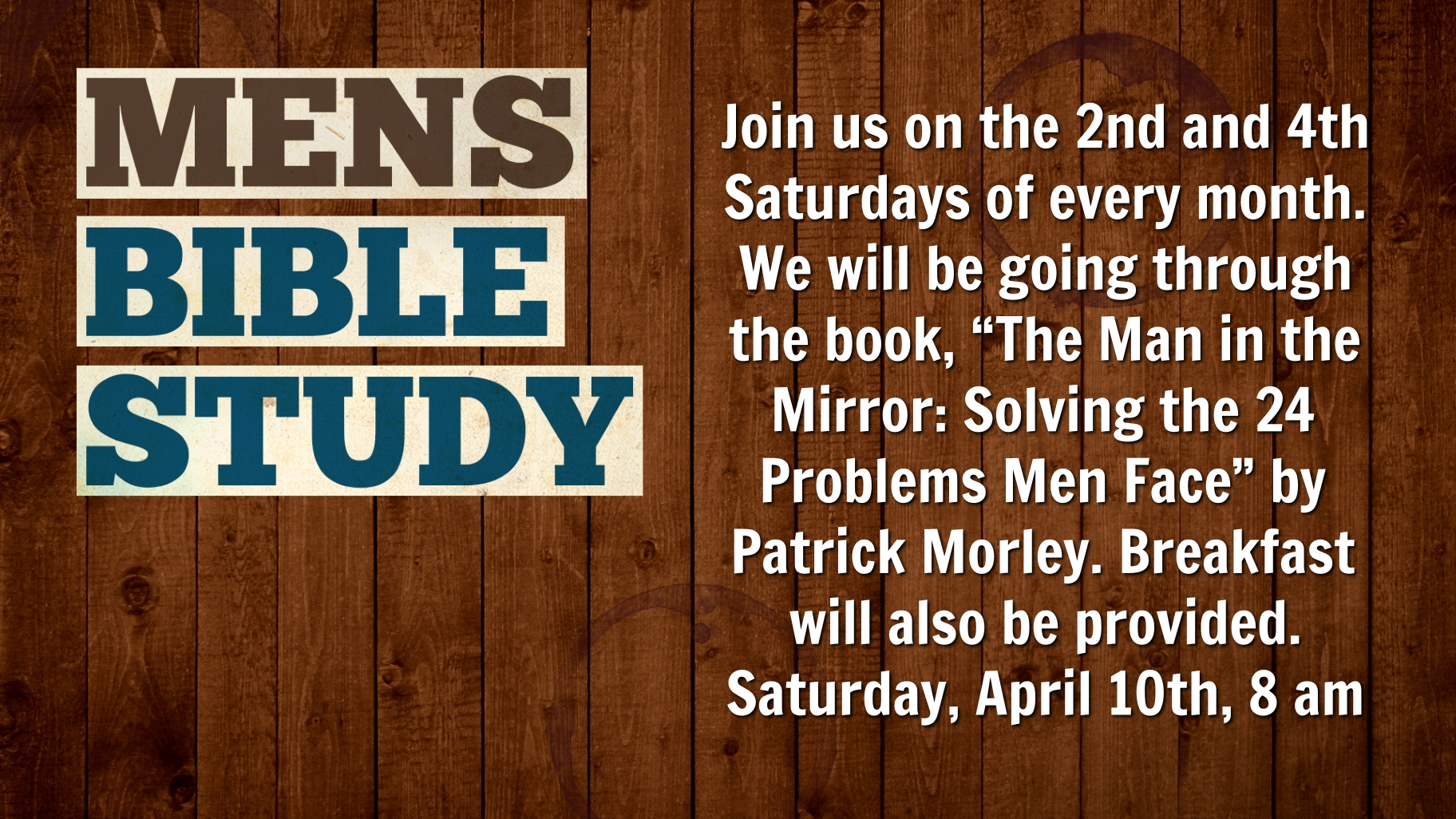 Men's Bible Study