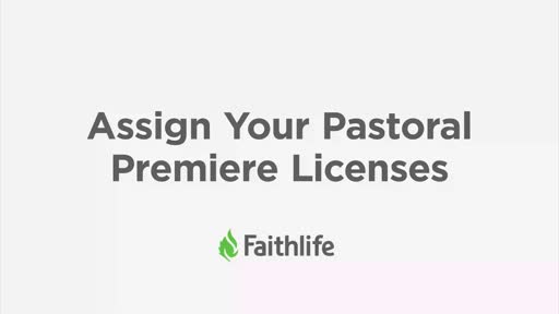 Assign Pastoral Premiere Licenses