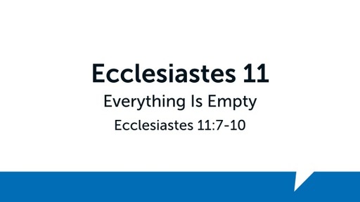Ecclesiastes 11 (2)