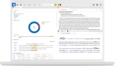 Logos on notebook computer