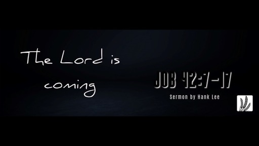 21.03.2021 "The Lord is coming" Job 42 :7-17