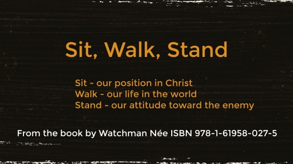 Sit, Walk, Stand - Logos Sermons