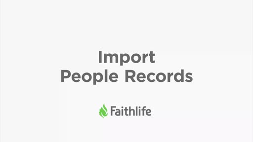 Bulk Import People Records