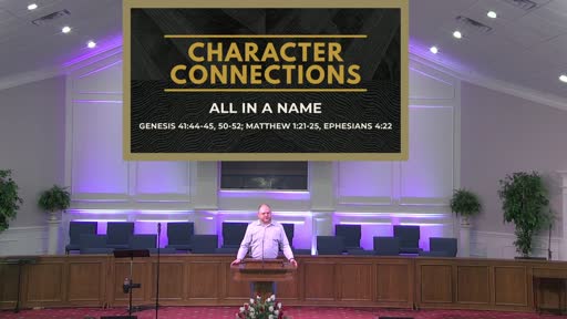 Character Connections: All In A Name Character Connections: All In A Name