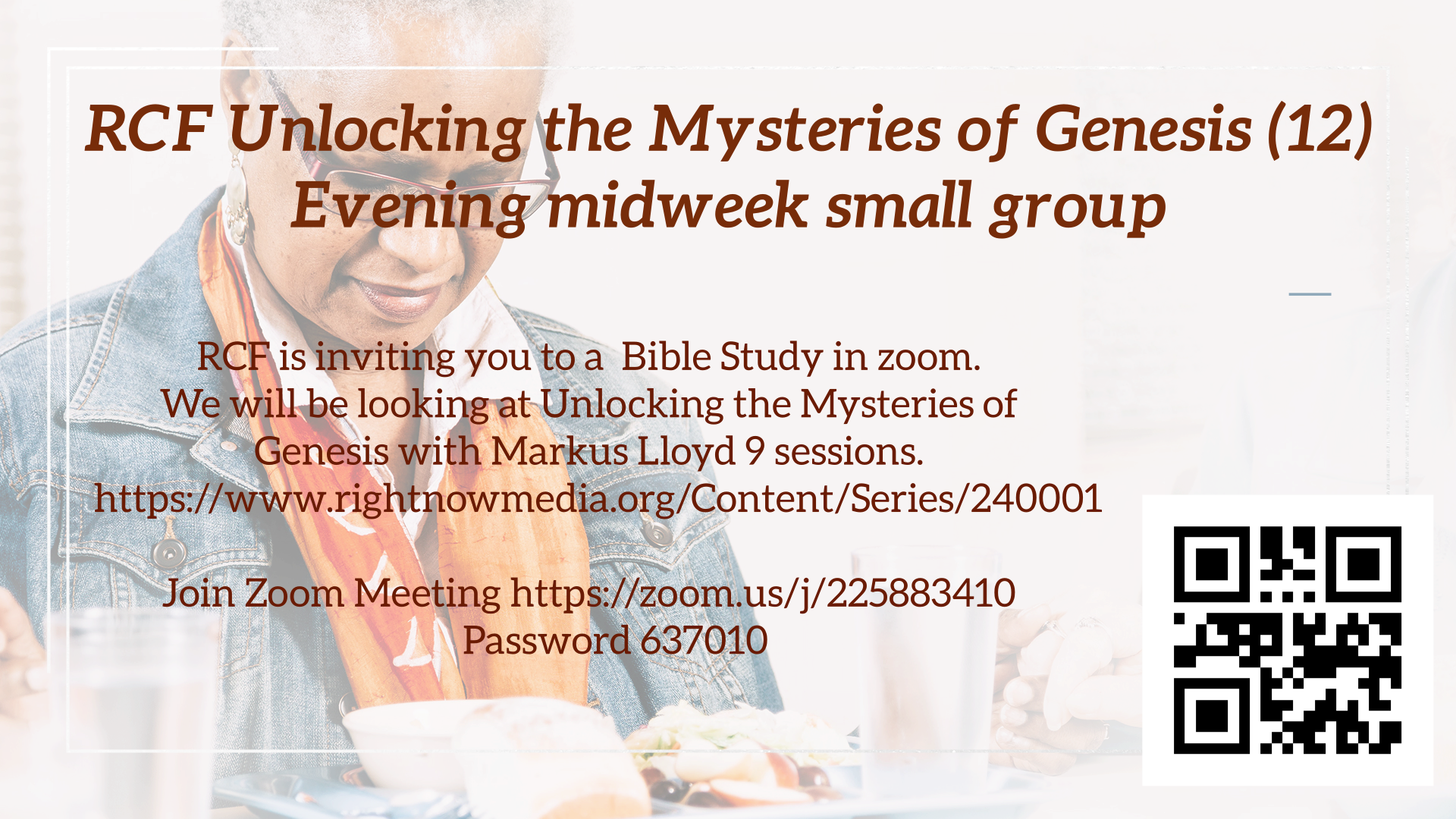 Rcf Unlocking The Mysteries In Genesis 12 Evening Midweek Small Group Runnymede Christian Fellowship