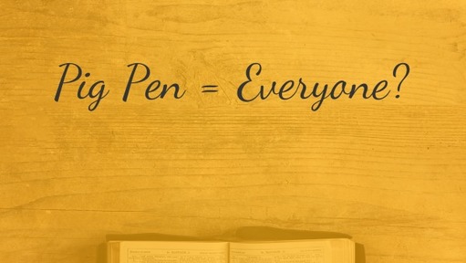 Pig Pen = Everyone?