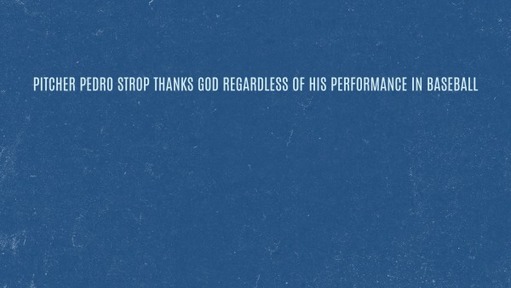Pitcher Pedro Strop Thanks God Regardless of His Performance in Baseball