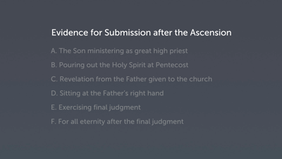 Submission after the Ascension