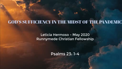 100520 All Age - Leticia Hermoso - Psalm 23