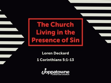 Sunday, April 18, 2021: The Church Living in the Presence of Sin