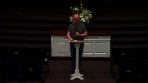 Wednesday Night Devotional-Jay Dickey Wednesday Night Devotional-Jay Dickey
