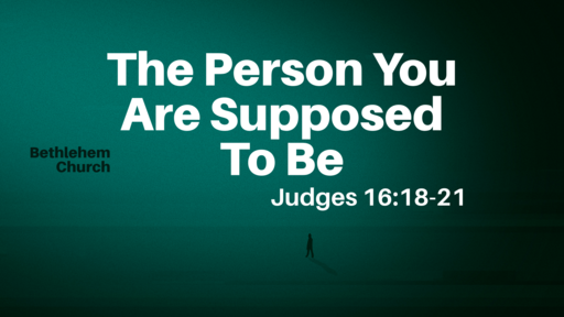 The Person You Are Supposed To Be