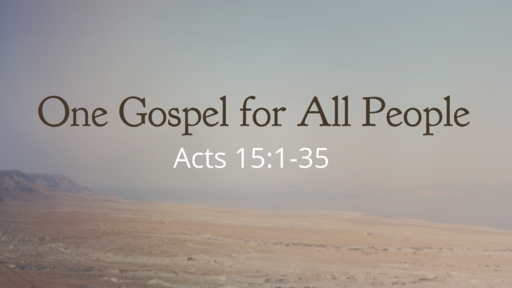 One Gospel for All People