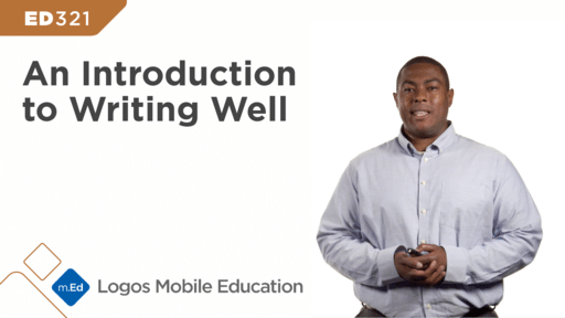 ED321 An Introduction to Writing Well