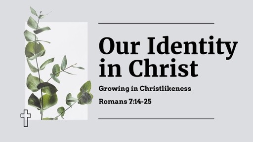 Our Identity in Christ: Growing  pt 2 (5/12/21)