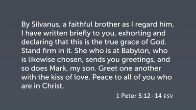 Final Greetings and Benediction