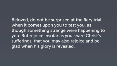 Rejoice in Suffering, Trust God