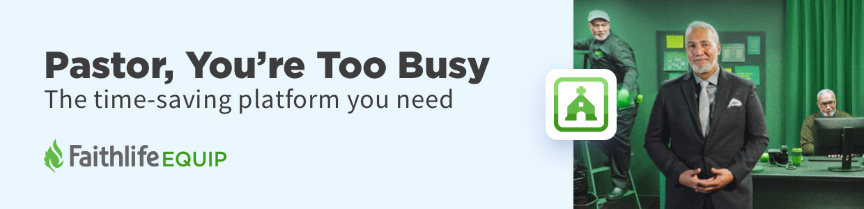 Pastor, You're Too Busy. The time-saving platform you need.