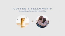 Coffee & Fellowship  PowerPoint image 1