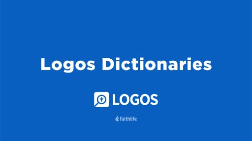 Logos Dictionaries