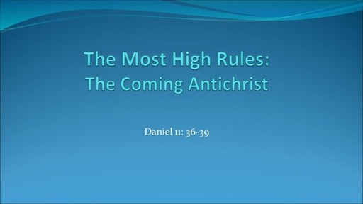 The Coming Antichrist