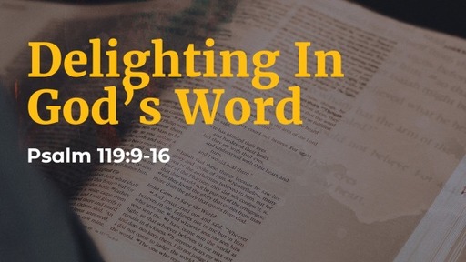 Delighting in God's Word