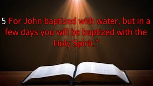 Be Born, Baptized, Led, Live , Walk & Be Filled!