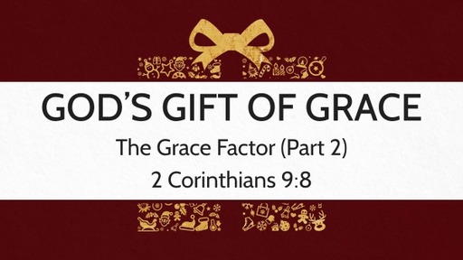 God's Gift of Grace