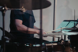 Person Playing Drums  image 1